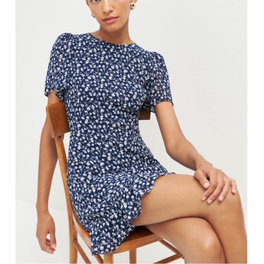 Floral Navy Dress